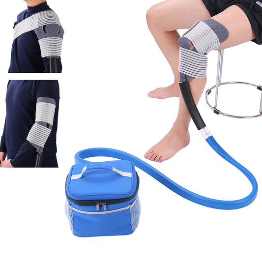 Knee Cryotherapy Ice Machine — Cold Therapy Cuff with Compression for Pain Relief