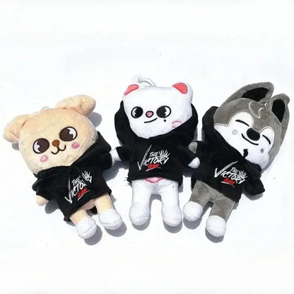 Kpop SKZOO Plush Keychain – Cute Dog Pendant Toy for Kids, Backpack Hanging, Birthday Gift