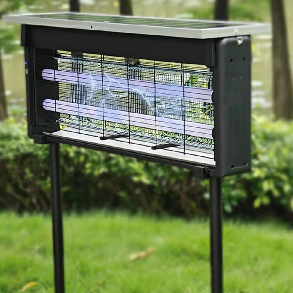 JOYINLED Solar Mosquito Killer Lamp – IP65 Waterproof Outdoor UV Insect Trap Light for Garden, Yard & Patio with Metal Flame-Retardant Design