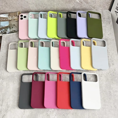 Liquid Silicone iPhone Case - Shockproof Protective Cover for iPhone 17, 16, 15, 14, 13 & 12 Pro Max