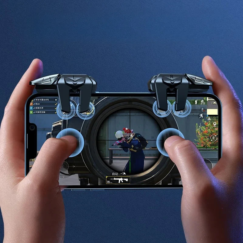 G21 Mobile Game Trigger Gamepad – Ergonomic Retractable Controller with Mechanical Auxiliary Buttons for Mobile Gaming