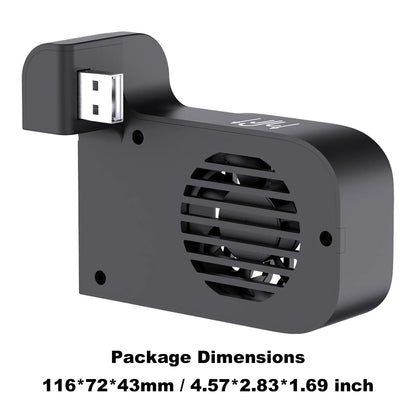 Nintendo Switch 2 Cooling Fan Dock with USB Port – 2-Speed Console Cooler Stand & Radiator Accessory
