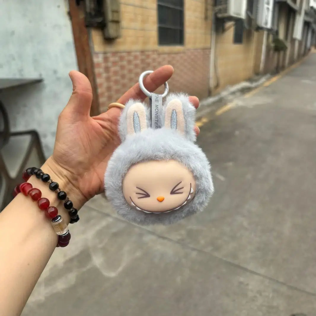 Labubu 2nd Gen Multi-Color Cute Doll Head Plush Toy — Backpack Pendant Keychain Anime Gift Box