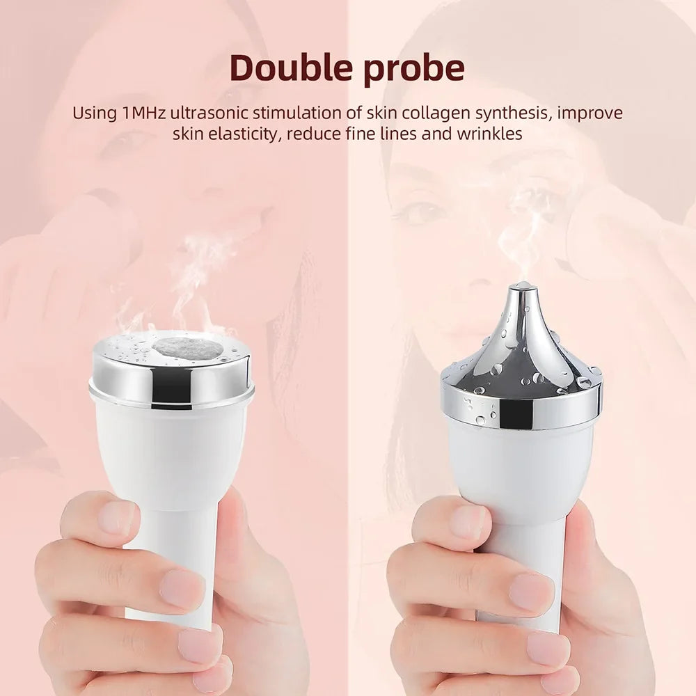 Ultrasound Skin Care Beauty Machine – High-Frequency Facial and Eye Massager for Face Lifting, Deep Cleansing, and SPA Treatment