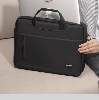 Business Laptop Bag Case - Shoulder Tote Briefcase for 13, 15, 17 Inch MacBook, HP, Huawei, Asus, Dell - Handbag Style