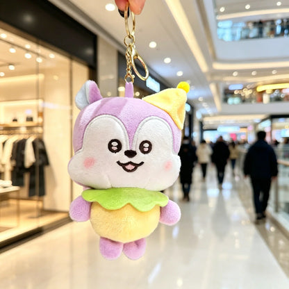 BT21 Character Keychain - Cute Cartoon Backpack Pendant & Decorative Anime Doll