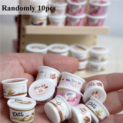 1/6 Scale Miniature Supermarket Food & Drinks – Dollhouse Store Decor Accessories for Blythe, BJD & 1/6 Dolls