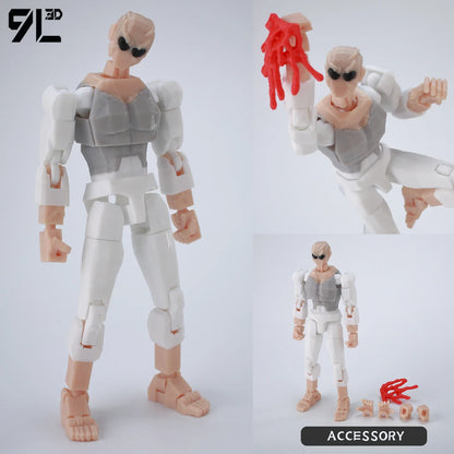 9L3D Lucky 13 Invincible Boy Action Figure – 3D Printed Multi-Jointed Poseable Anime Collectible Model Toy Gift