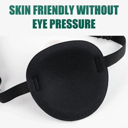 Adjustable Single Eye Patch – 3D Foam Breathable Eyeshade Medical Eye Mask for Strabismus & Amblyopia Training Therapy Use
