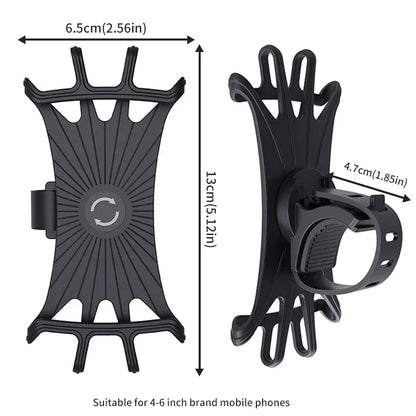Universal Baby Stroller Phone Holder - 360° Rotating Mobile Mount for Prams, Carts, iPhone, GPS & Smartphones