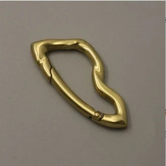 Zinc Alloy Mountaineering Carabiner Keychain – Multifunctional Belt Buckle Blackout