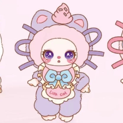 2025 New Liila Lucky Cat V4 Series Blind Box Toys – Cute Anime Action Figures Mystery Dolls, Best Gift