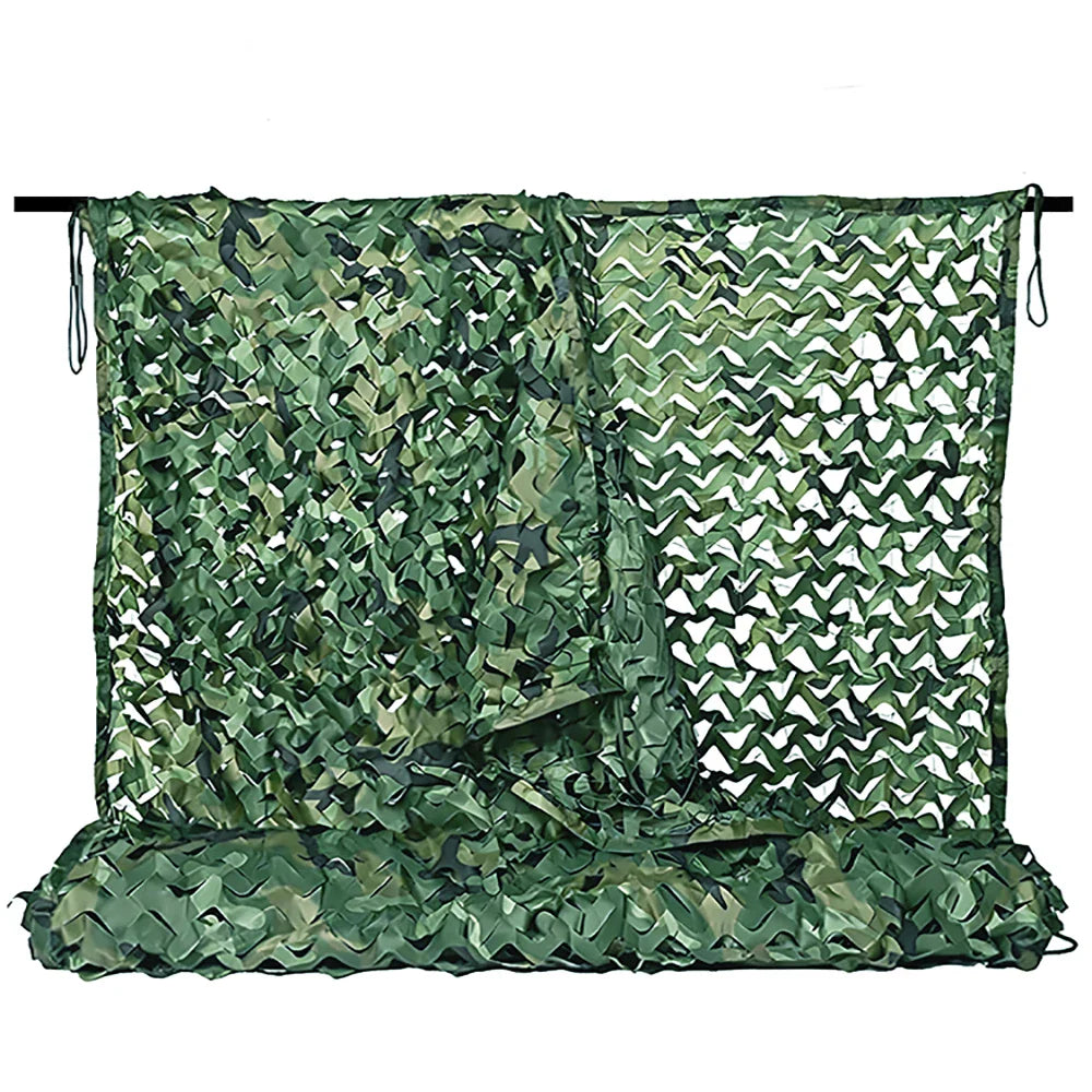 Camouflage Net – Hunting, Woodland Training, Car Cover, Tent Shade & Camping Awning Cover