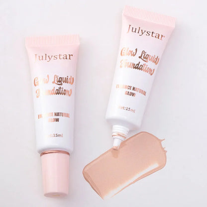 Liquid Pearlescent Foundation & High Coverage Concealer — Waterproof 3D Contour Shadow Brightening Face & Body Highlighter