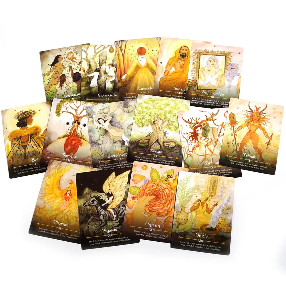 Mudras for Body, Mind, and Spirit – Yoga Practice Course with 68 Tarot Oracle Cards Deck for Guidance