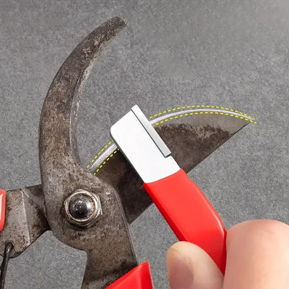 Precision Edge Professional Kitchen Knife Sharpener – Tungsten & Diamond Ceramic Stone for All Blades & Garden Scissors