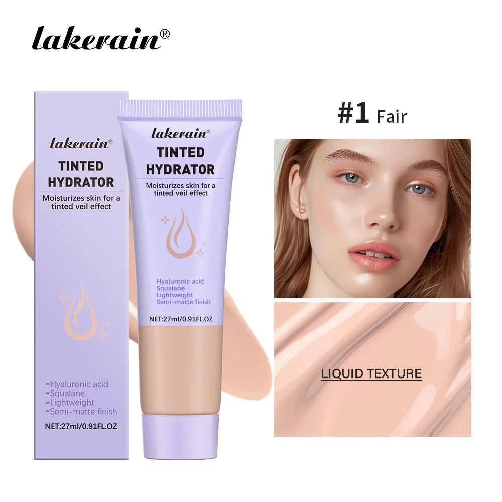 Strong Coverage Tinted Hydrator Makeup – Semi-Matte Finish for Women, Evens Skin Tone & Naturally Moisturizes
