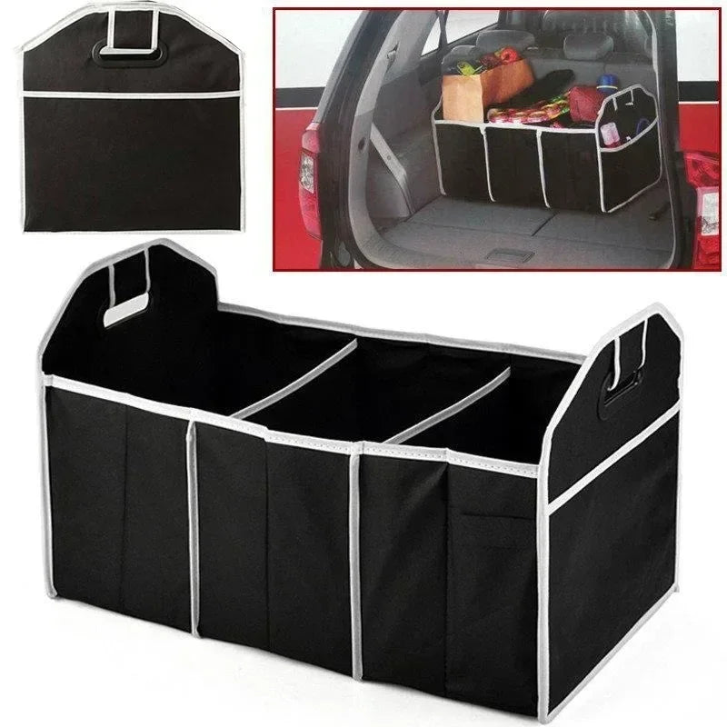 Foldable Car Trunk Organizer – Multi-Purpose Storage Box for Toys, Food & Car Accessories