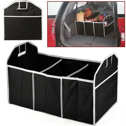 Foldable Car Trunk Organizer – Multi-Purpose Storage Box for Toys, Food & Car Accessories