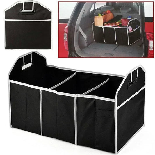 Foldable Car Trunk Organizer – Multi-Purpose Storage Box for Toys, Food & Car Accessories