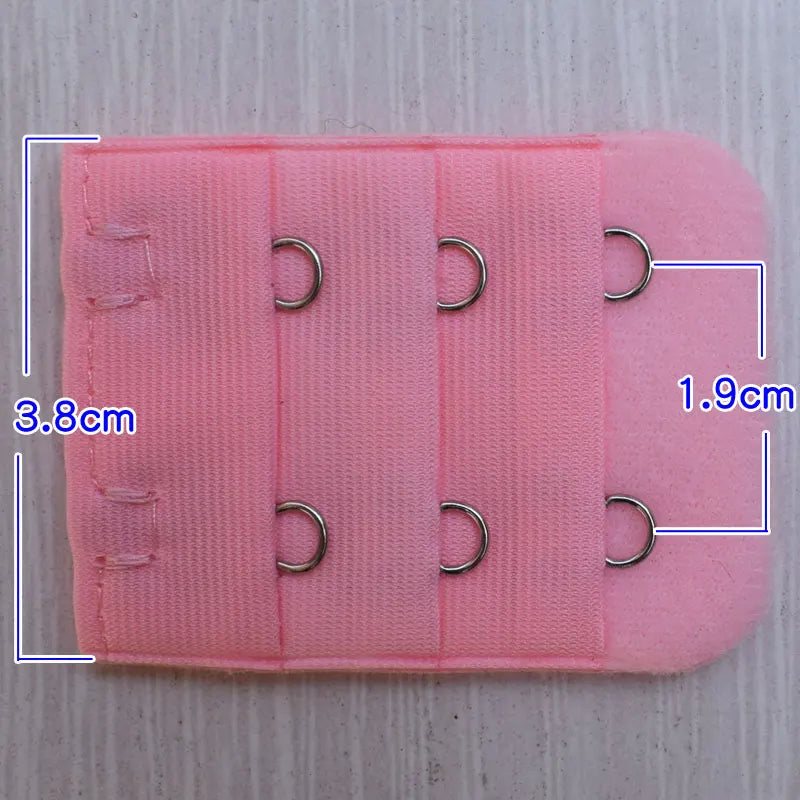 3.8cm 2-Hook Bra Extender Clip – Adjustable Back Belt Buckle for Women’s Underwear & Soft Bra Extension