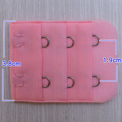 3.8cm 2-Hook Bra Extender Clip – Adjustable Back Belt Buckle for Women’s Underwear & Soft Bra Extension