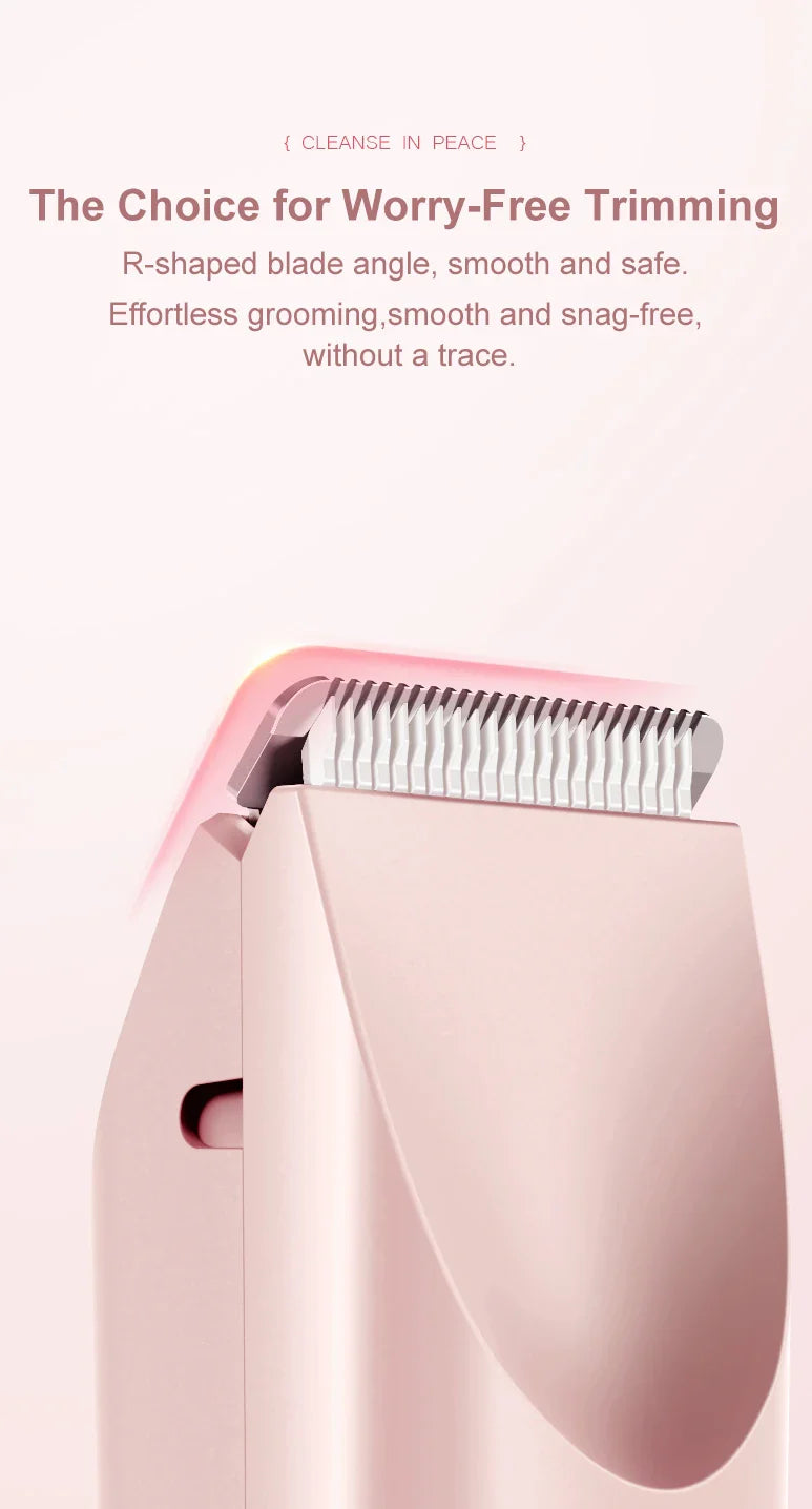 Electric Razor for Women – Painless Facial Epilator & Body Hair Trimmer for Mustache, Legs, Bikini, and More