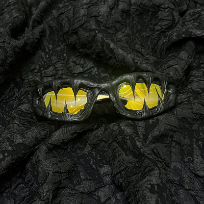 Hot Brteam Drip Glue Handmade Venom Sunglasses – Cool Street Style Unisex Sunglasses, Personalized Gifts for Rappers