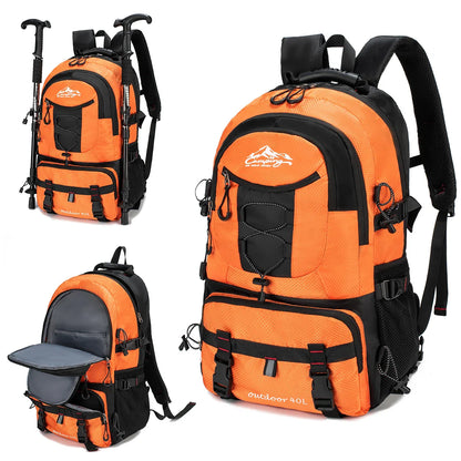 Large-Capacity Men’s Hiking Backpack – Travel & Outdoor European-Style Fashion Luggage Bag