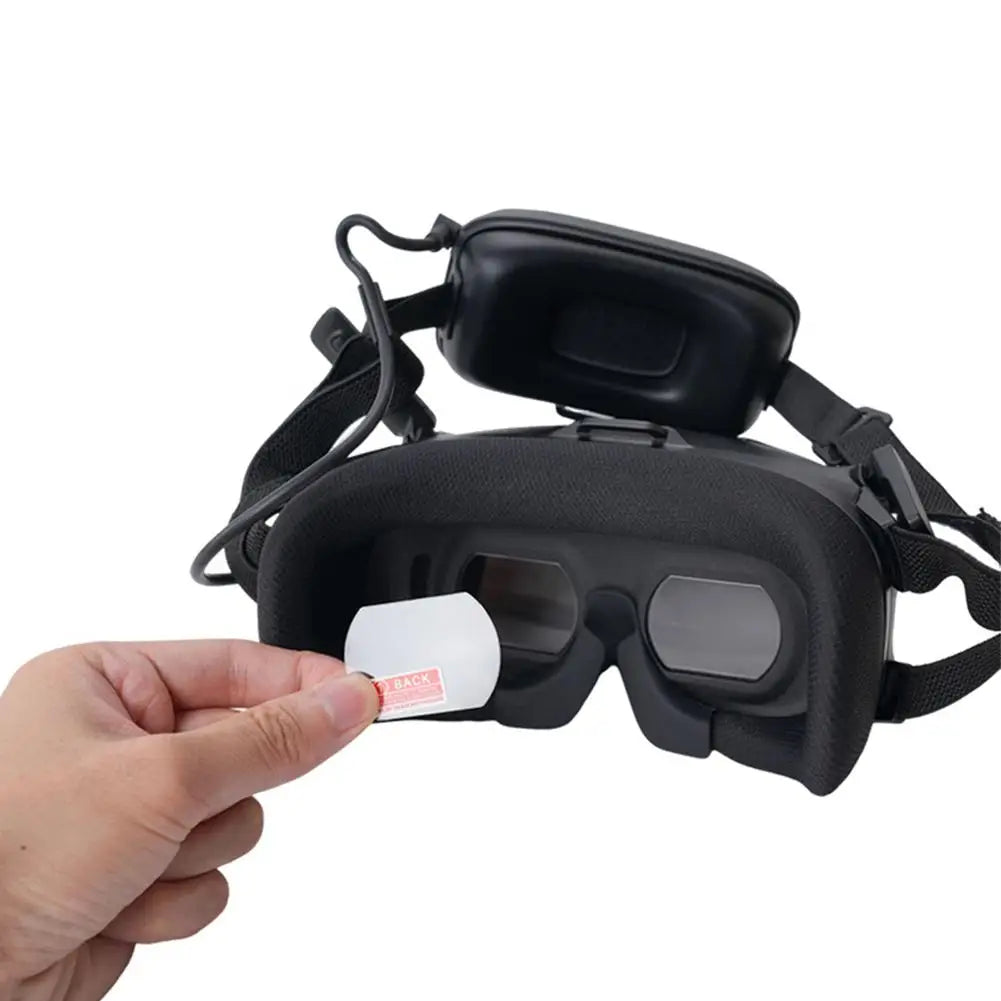 HD Tempered Protective Film for DJI N3 Flight Goggles – Anti-Scratch, Dustproof with Installation Tool