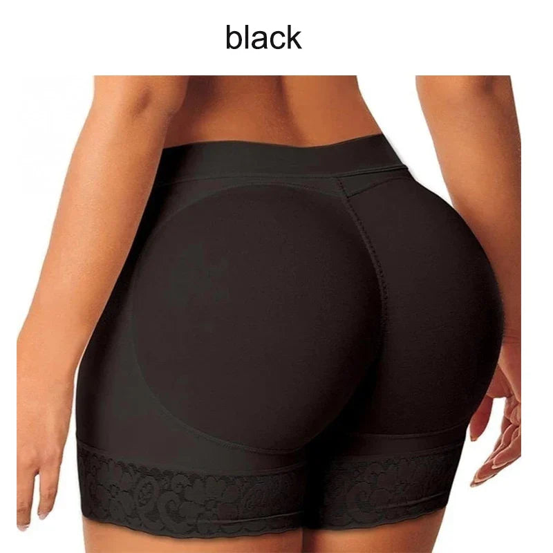 Women’s Padded Seamless Underwear – Fake Buttock Body Shaper Panties, High Waist Hip Enhancer & Tummy Control Shorts
