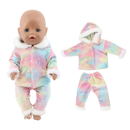 2023 New Doll Outfit Set – Cute Jumpers & Rompers for 17-Inch / 43cm Baby Reborn Dolls
