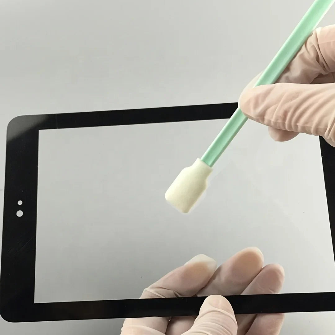 Precision Cleaning Swabs – Lint-Free Fiber Tips with Plastic Handles for Printers, Cameras, Optics, Crafts & Car Detailing