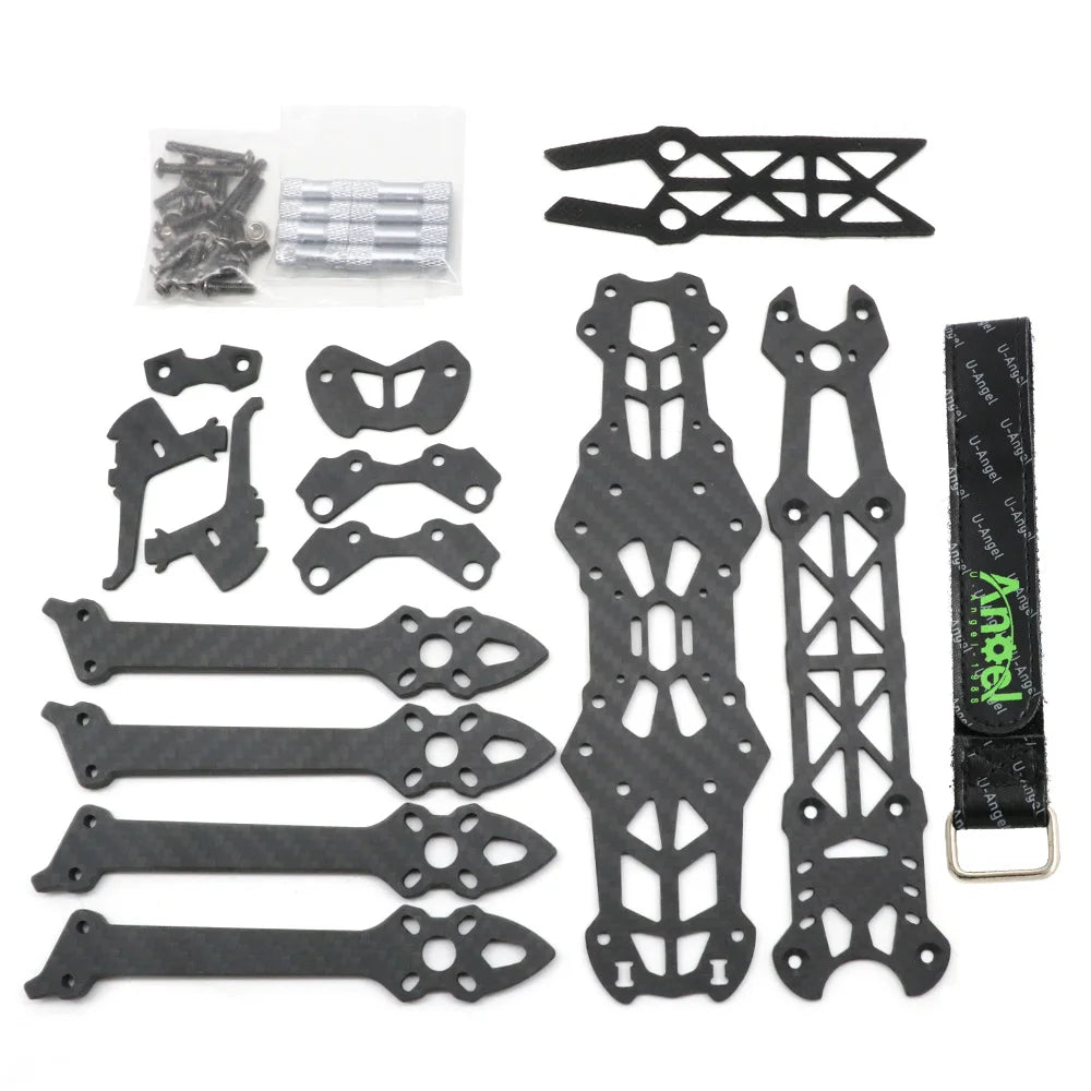 Mark4 7-Inch 295mm FPV Drone Kit – RC Frame with F4 V3S PLUS Stack, BLS 60A ESC, A2807 1300KV Brushless Motor, and 7040 Propellers