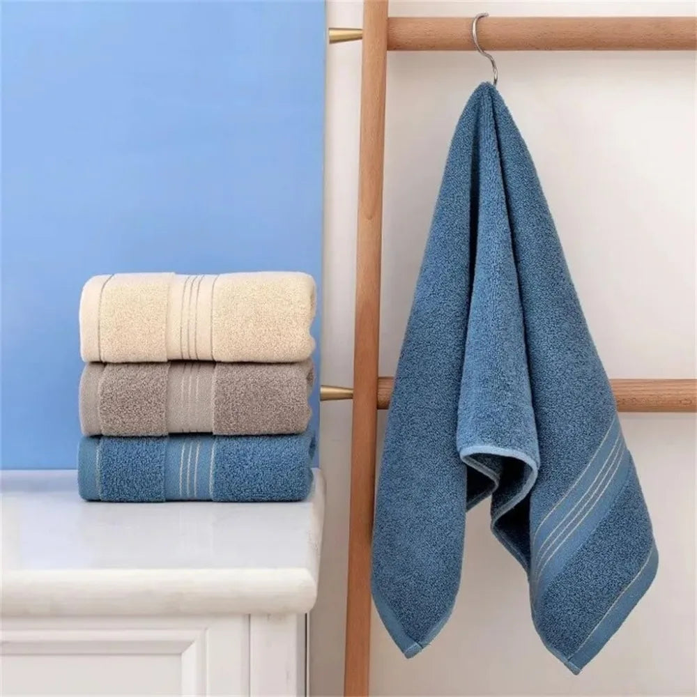 Thickened Pure Cotton Quick-Dry Absorbent Face Towel – Soft Hand Towel for Gym, Hotel & Home Bathroom