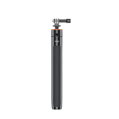 1.38M Selfie Stick Tripod – Adjustable Extension Holder for DJI Action 4, Pocket 3, GoPro, Insta360, DSLR & Phone Photography