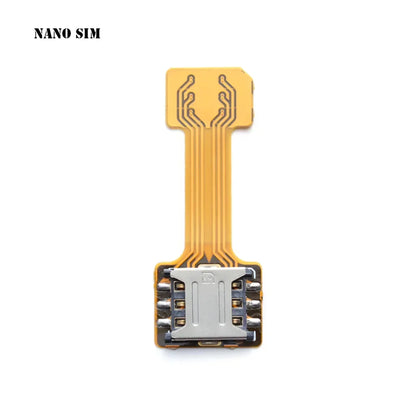 Dual SIM Extender Card Adapter – Micro SD TF Hybrid Slot for Nano SIM, Universal Android Phone Card Switch