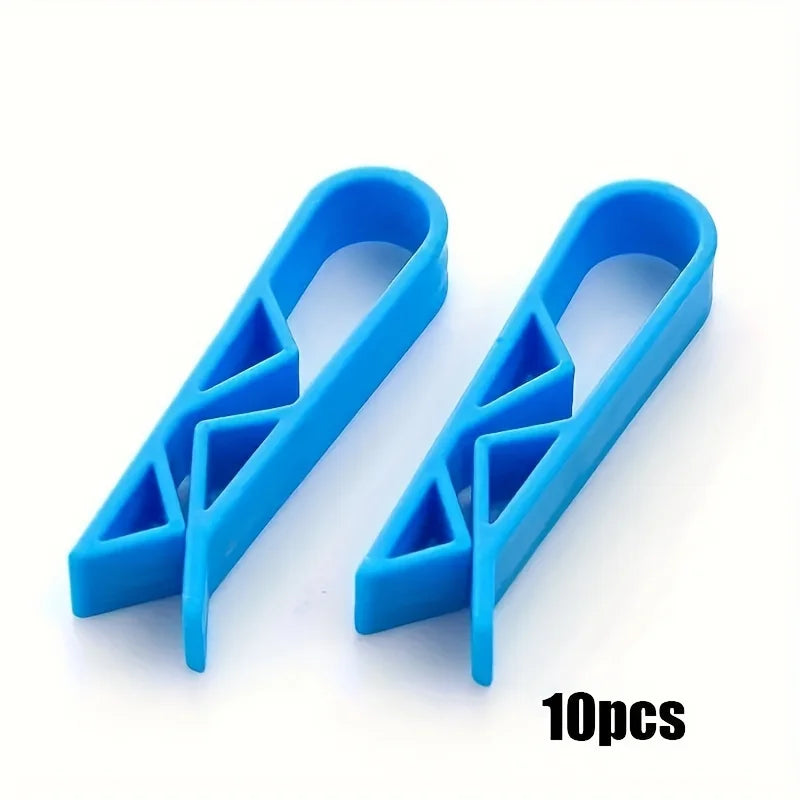 10pcs Non-Slip Trash Bag Clips – Innovative Garbage Can Holder Clips, Secure Bag Fixing Dividers for Home Kitchen Use, Durable Waste Bin Accessories