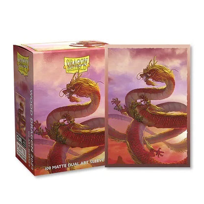 100pcs Dragon Shield Brushed Art Card Sleeves – 66x91mm Tournament Protector for PKM & PTCG Cards