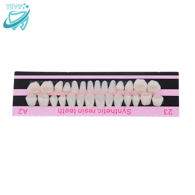 Ultra-Thin Resin Dental Veneers — Temporary Upper & Lower Teeth Whitening Veneer, Shade A2 (#23)
