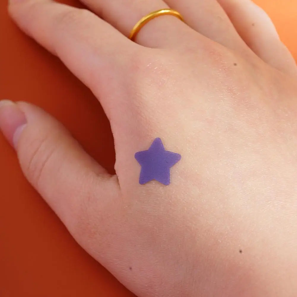 Colorful Star-Shaped PE Pimple Patches – Invisible Acne Spot Stickers for Skin Care and Makeup Concealer