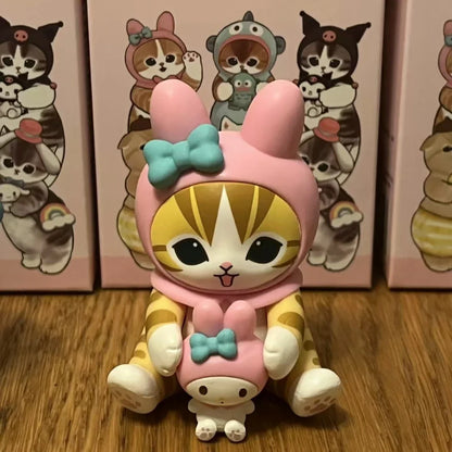 Mofusand Shark Cat Ugly Fish Blind Box Toy – Vinyl Doll Collectible for Display & Fashion Hobby Collection