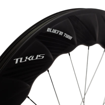 TUKUS C88NEO Carbon Wheelset - 700C Road Bike Racing Wheels with 88mm Deep Rim, 36T Ratchet and Disc Brake Support