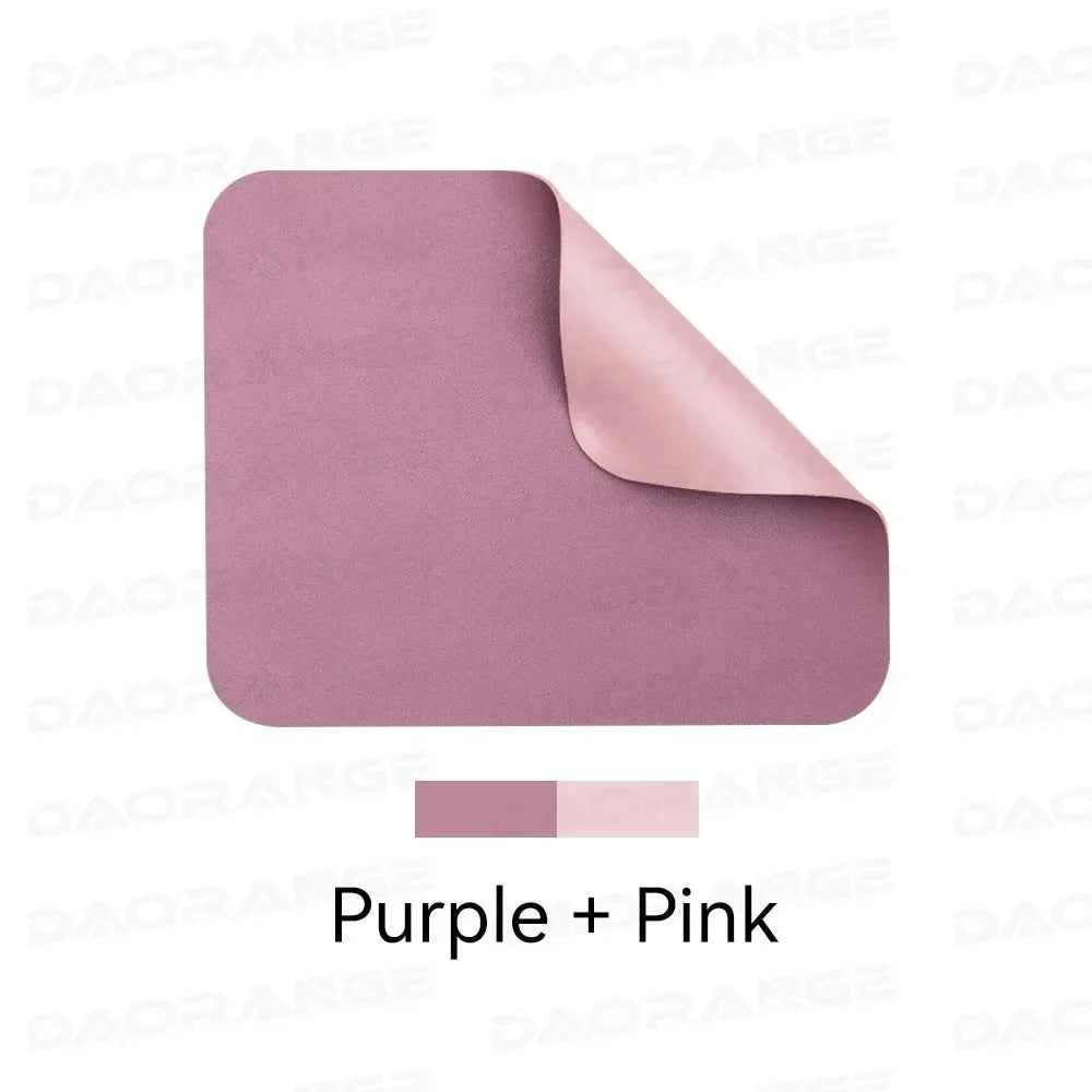 Universal Anti-Slip Leather Mouse Pad for Gaming, Laptop, PC & MacBook Desk Mat