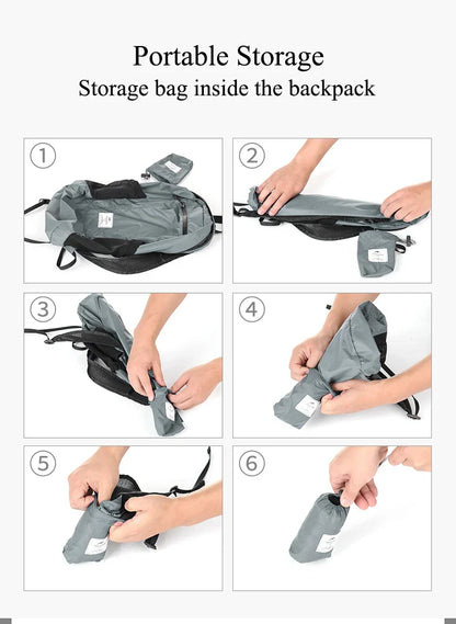 Naturehike 18L Hiking Backpack - Ultralight, Foldable, Waterproof Travel Bag for Men & Women, Outdoor Camping Small Backpack