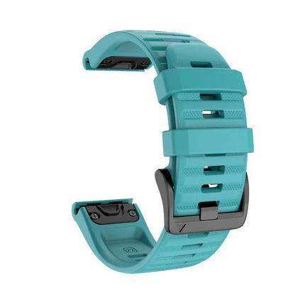 QuickFit Silicone Watch Strap 26mm 22mm for Garmin Fenix 7X 7 Pro 6X 6 5X 5 Plus 8 – Durable Replacement Sport Watchband