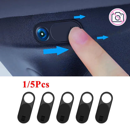 Tesla Model 3/Y Privacy Protector: Center Console Webcam Slide Switch Camera Cover - Interior Sticker Trim for Added Security