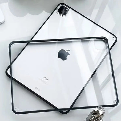 Silicone Transparent Case for iPad Pro 11", Air 4/5 (10.9"), Mini 4/5/6 & iPad 7/8/9/10th Gen (9.7"–10.5") Cover Funda