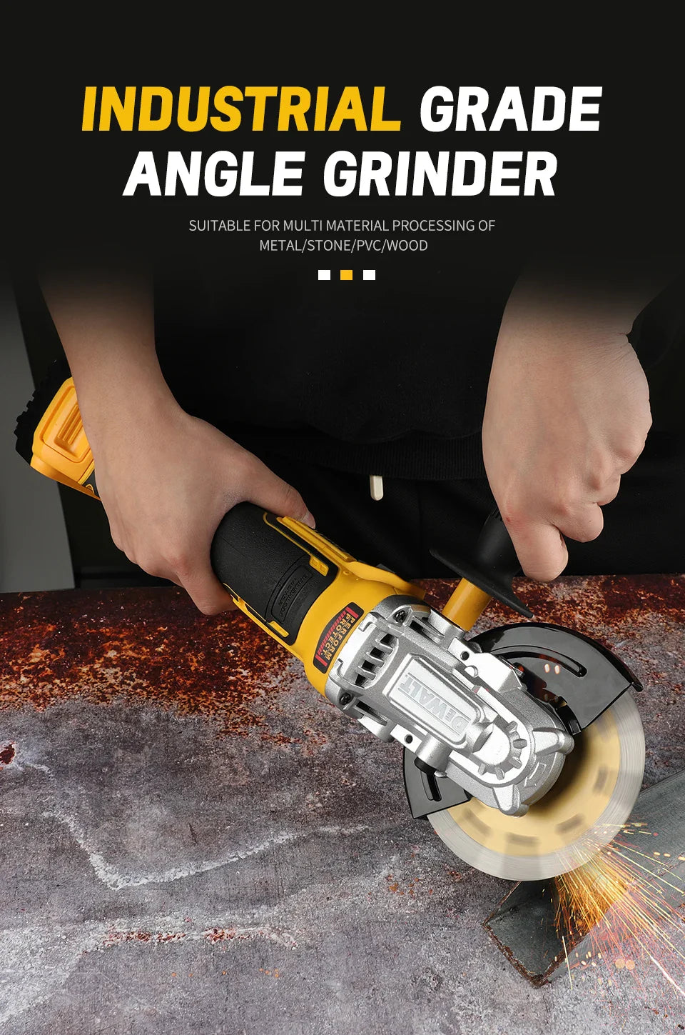 DEWALT DCG405FN 20V Brushless Angle Grinder – 125mm Cordless Cutting & Polishing Tool (Bare Tool)