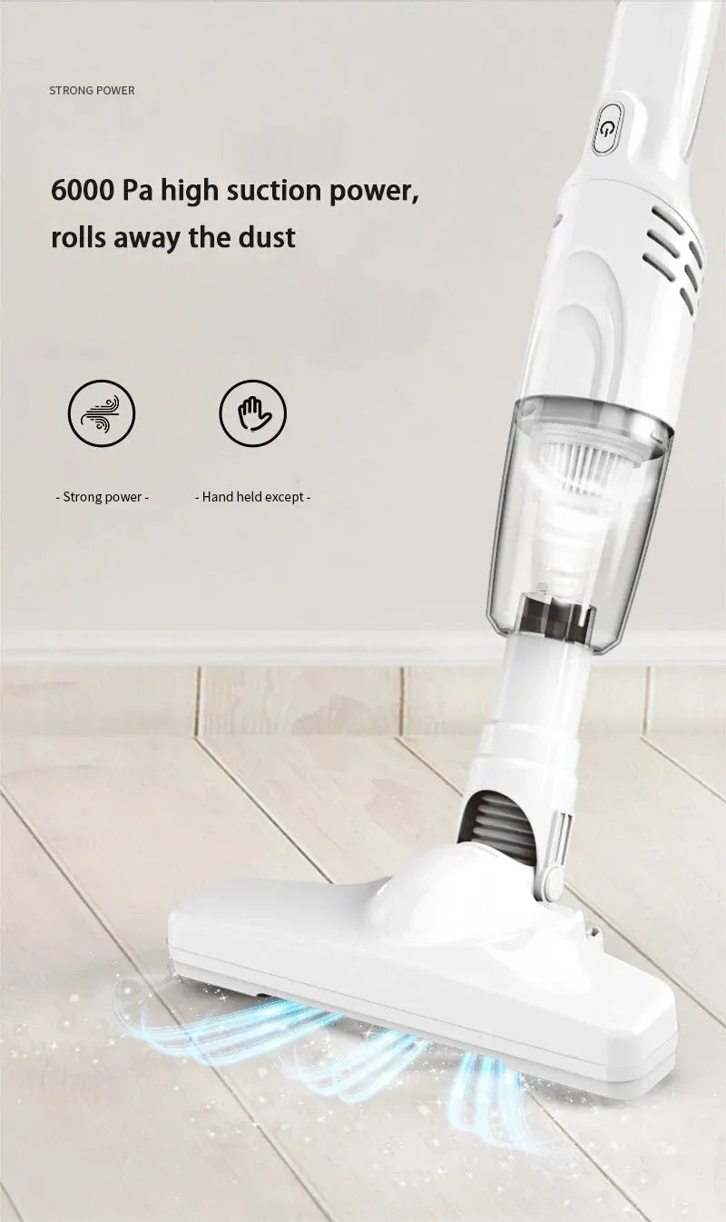 8W Handheld Dust Mite Cleaner – Wireless Vacuum with Powerful Suction for Bed, Pillow, Sofa & Carpet Cleaning